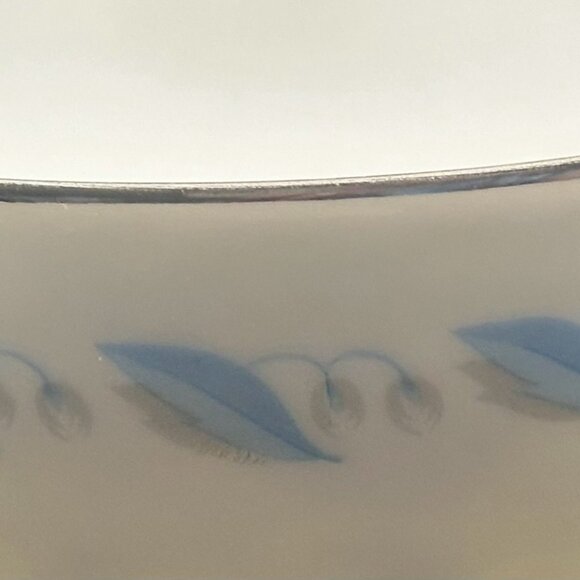 Vintage Sky Flower Tea Cup Platinum Trim - Picture 8 of 8